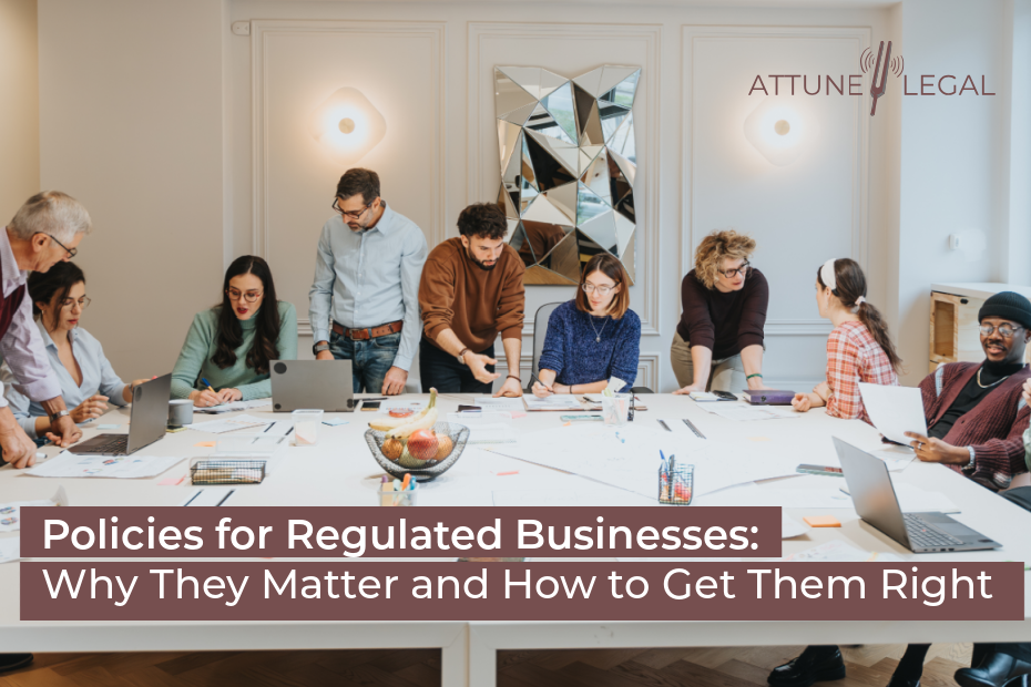 Policies for Regulated Businesses: Why They Matter and How to Get Them Right